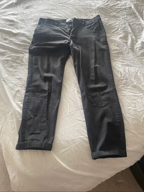 H&M Black Straight-Leg Jeans
